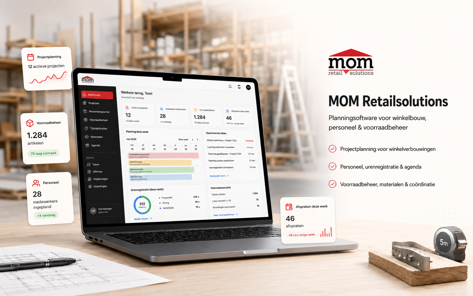 Mom Retailsolutions - Centraal planning- en beheersysteem